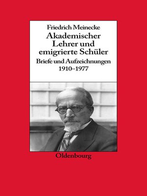 cover image of Friedrich Meinecke